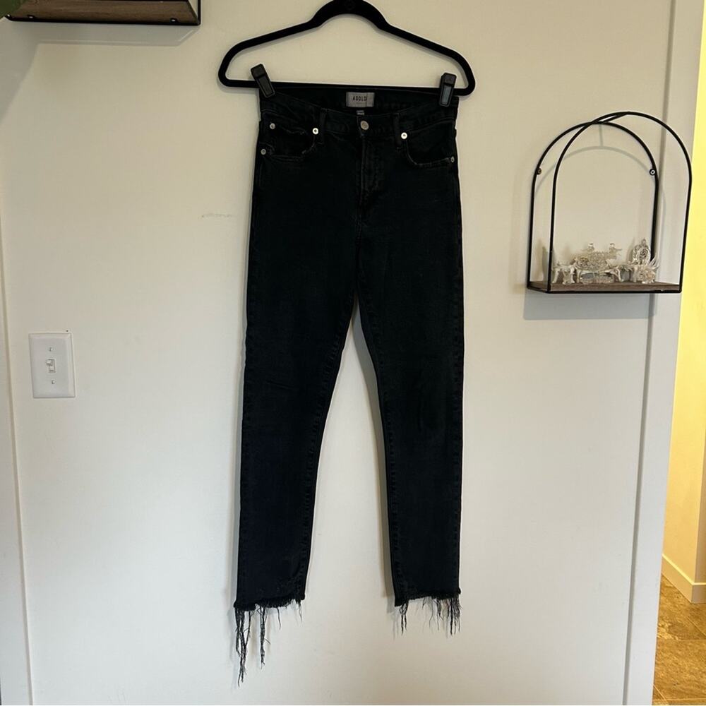 Agolde Toni Mid Rise Straight in Feral Jeans Size 24